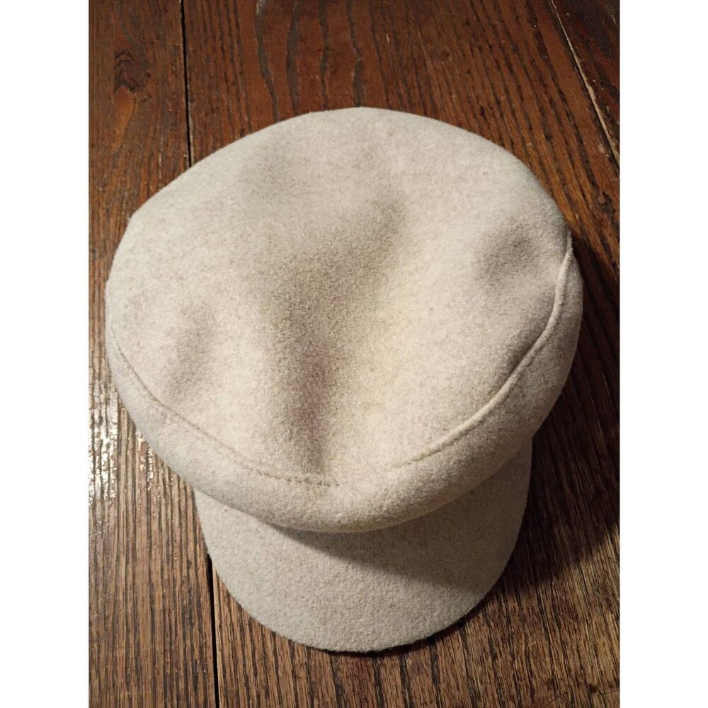 Oatmeal Tan Captains Newsboy Mariners Hat - Picture 2 of 6